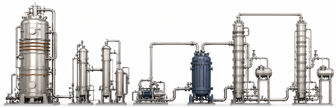 Thermal plant with gas and fuel production